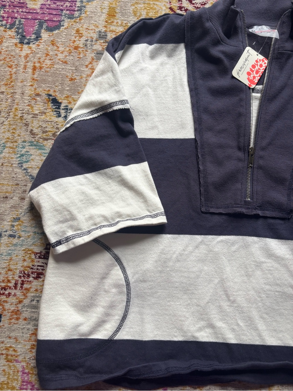 Free People Retro Rugby 2-Piece Set - Picture 10 of 12